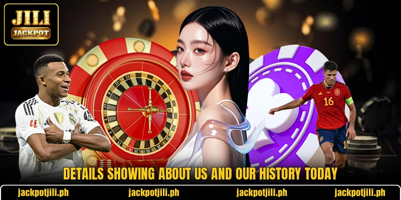 Details showing about us and our history today Details showing about us and our history today