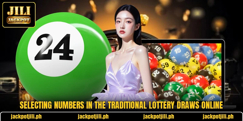 Selecting numbers in the traditional lottery draws online Selecting numbers in the traditional lottery draws online